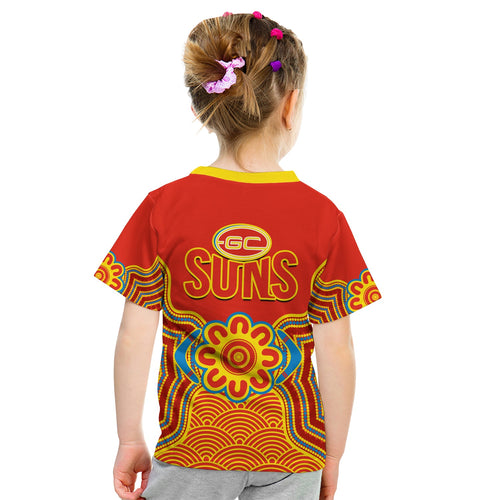 gold-coast-football-t-shirt-kid-suns-indigenous-pattern