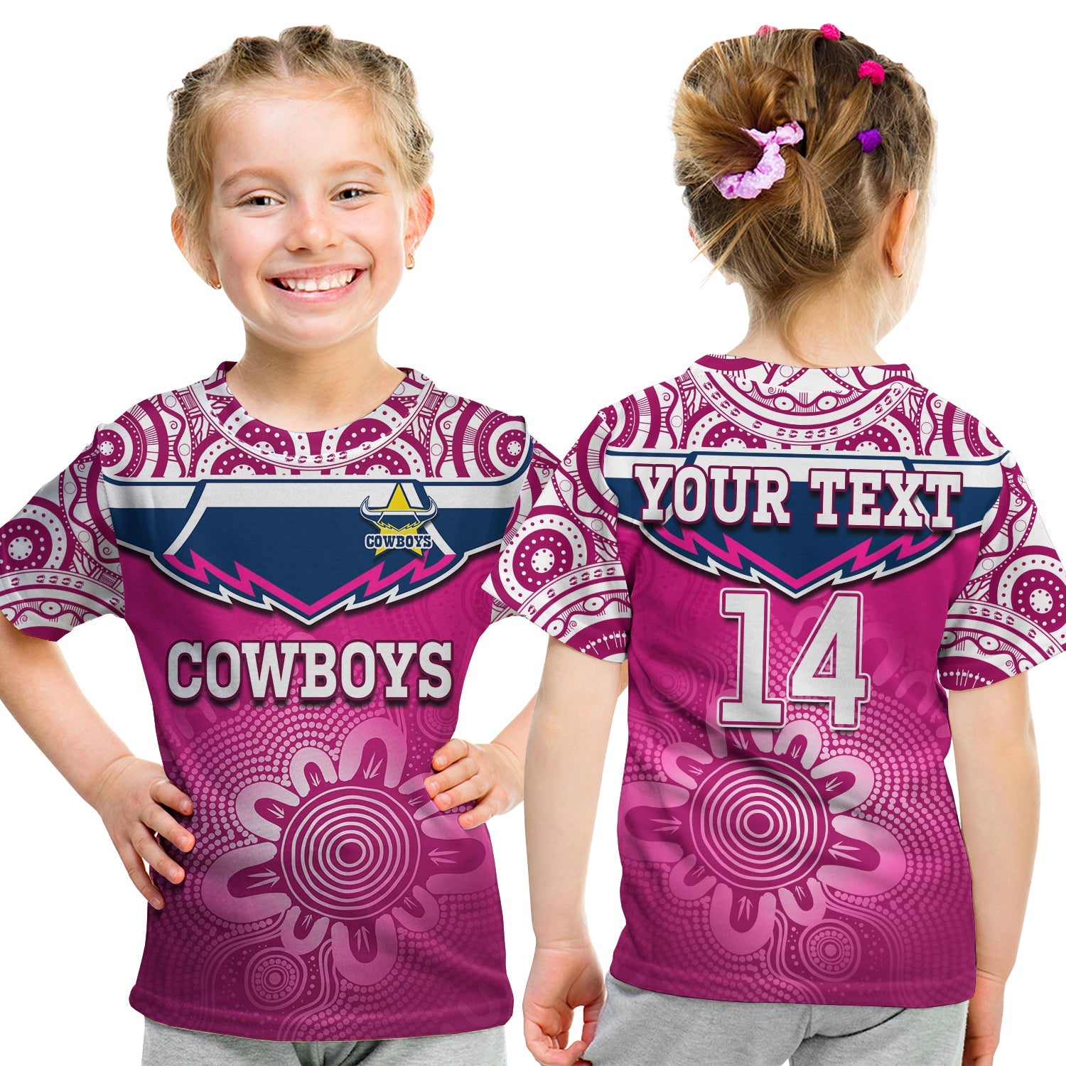custom-text-and-number-cowboys-rugby-t-shirt-aboriginal-pattern-pink-version