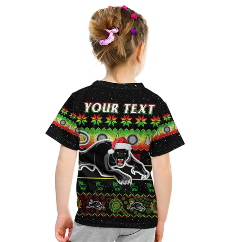 custom-personalised-penrith-panthers-christmas-t-shirt-kid-the-riff-aboriginal-art-merry-xmas
