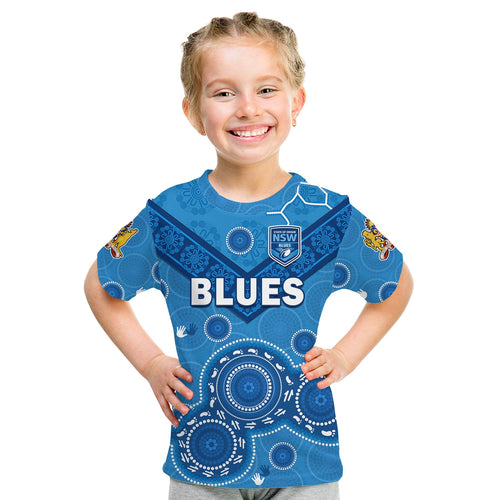 custom-text-and-number-nsw-blues-rugby-t-shirt-new-south-wales-aboriginal-dot-painting-unique-version