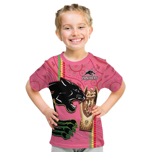 custom-text-and-number-panthers-rugby-t-shirt-kid-the-riff-2022-premiers-aboriginal-pink