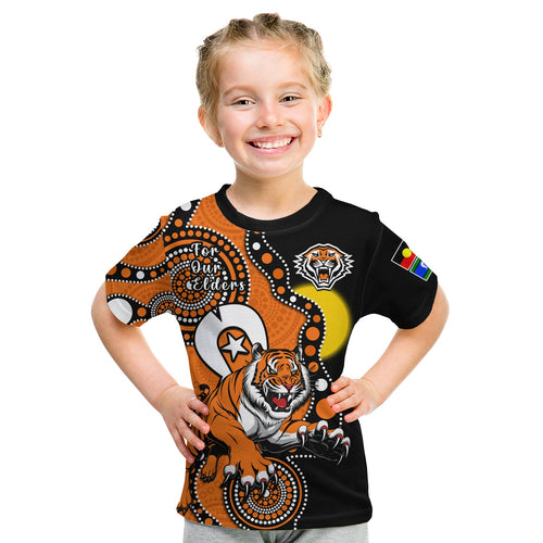 custom-text-and-number-wests-tigers-rugby-naidoc-2023-t-shirt-kid-for-our-elders-indigenous-art