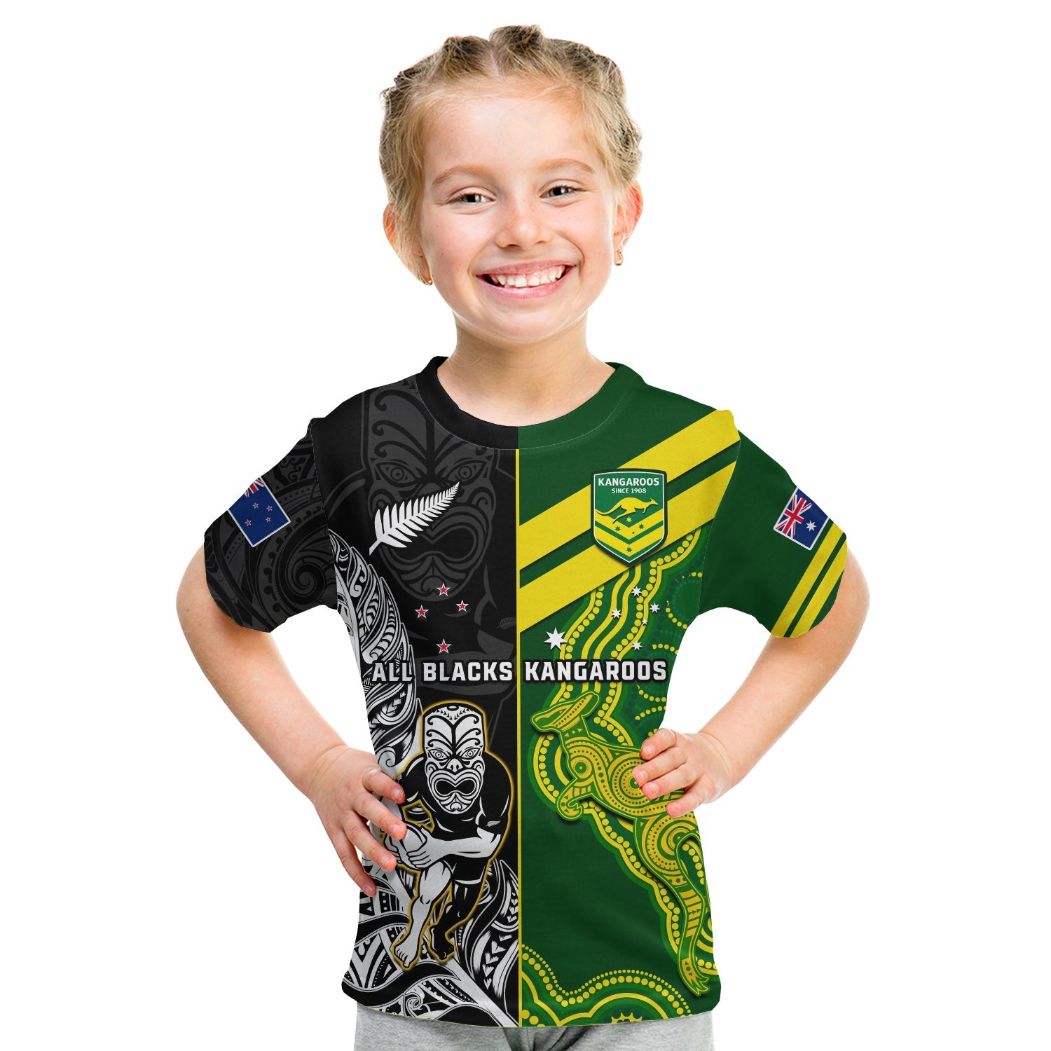 custom-personalised-australia-kangaroos-and-all-black-rugby-t-shirt-aboriginal-mix-nz-maori-fern