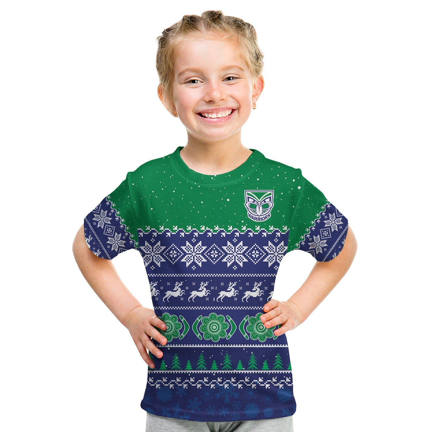 custom-personalised-warriors-rugby-t-shirt-new-zealand-indigenous-merry-christmas