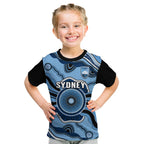 custom-text-and-number-sydney-football-t-shirt-kid-aboriginal-go-sky-blues-art