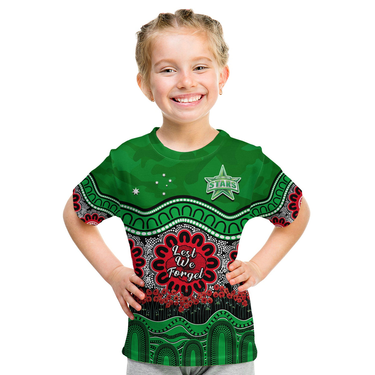 custom-text-and-number-stars-cricket-anzac-t-shirt-kid-melbourne-poppy-aboriginal-camouflage