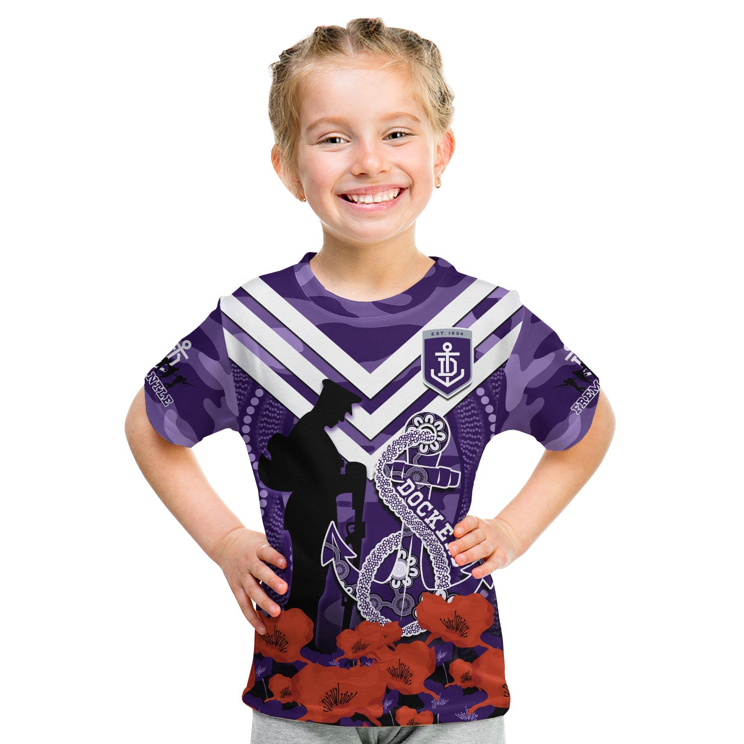 custom-text-and-number-dockers-football-anzac-2023-t-shirt-aboriginal-mix-poppy-camouflage