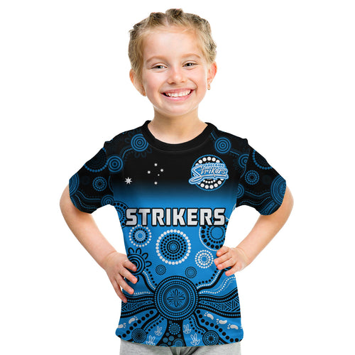 custom-text-and-number-adelaide-strikers-t-shirt-kid-gradient-aboriginal-dot-painting