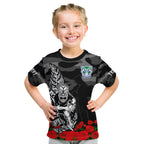 custom-text-and-number-warriors-anzac-2023-t-shirt-kid-nz-fern-camouflage-poppy-mix-aboriginal