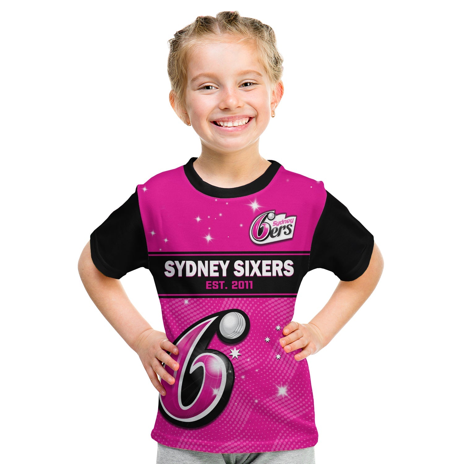 sydney-sixers-t-shirt-kid-est-2011-simple-style