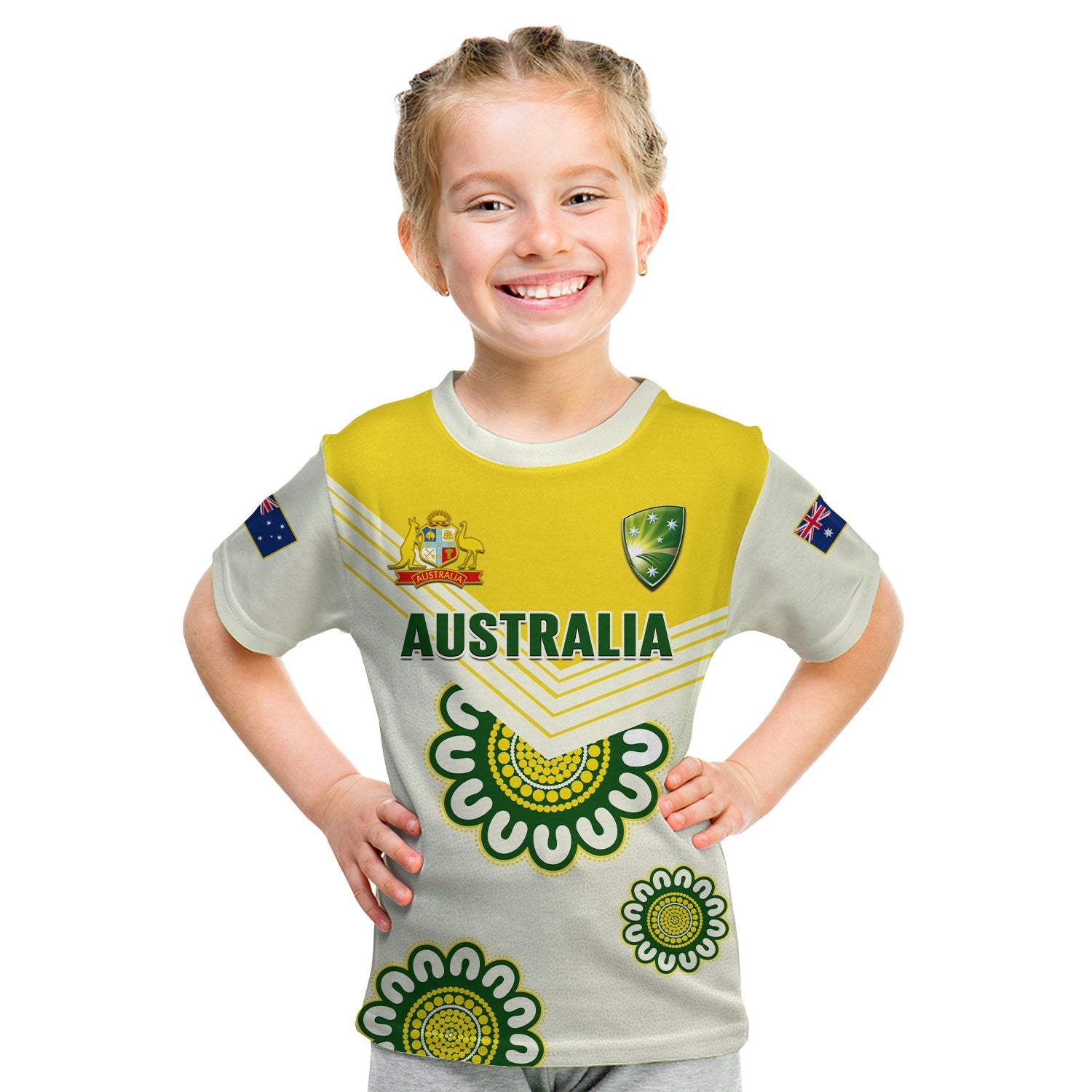 australia-cricket-t-shirt-kid-boxing-day-test-aussie-indigenous