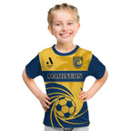 central-coast-football-t-shirt-kid-a-league-men-mariners-2004-palm-tree-simple-style