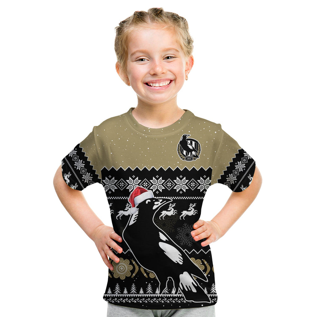 collingwood-football-t-shirt-magpies-indigenous-merry-christmas