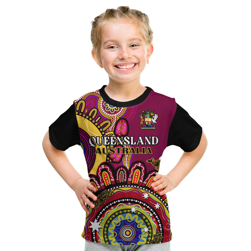 queensland-state-t-shirt-kid-qld-australian-indigenous-art