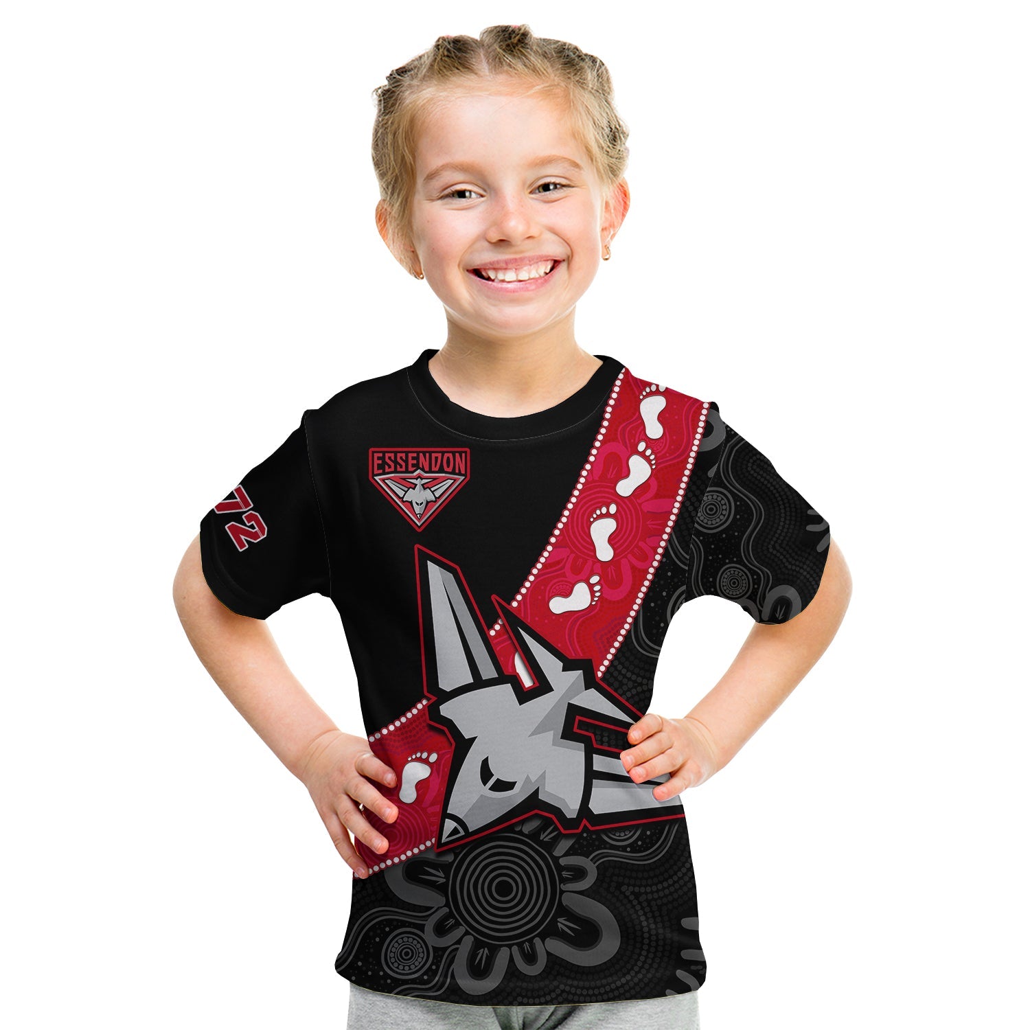 custom-text-and-number-essendon-football-t-shirt-go-bombers-1872-aboriginal-art