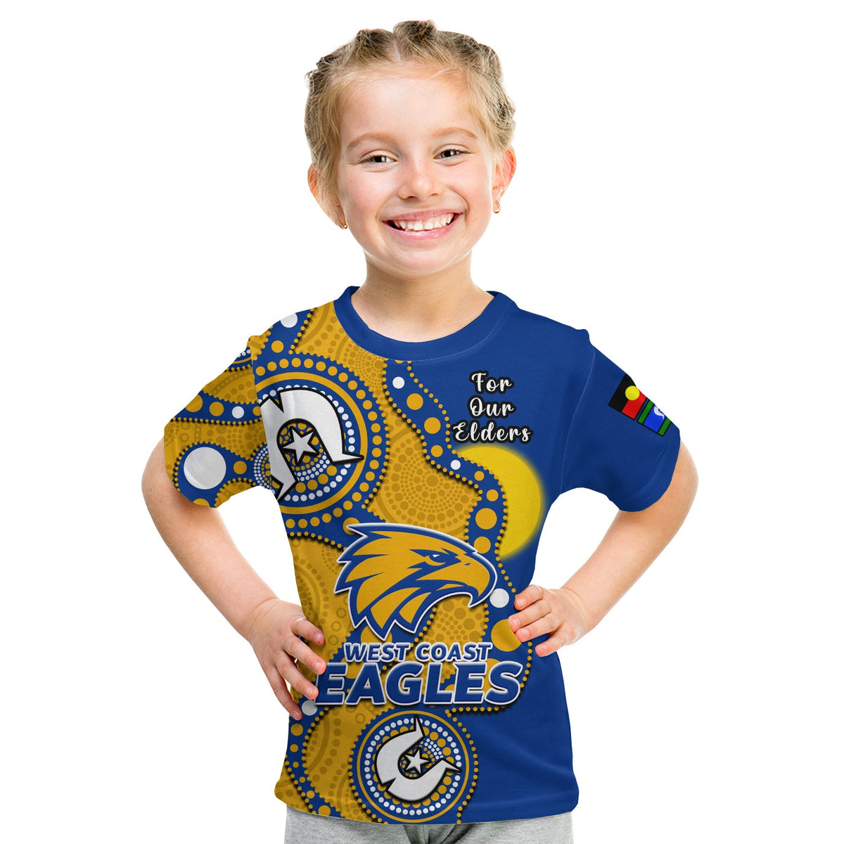 custom-text-and-number-west-coast-eagles-football-naidoc-2023-t-shirt-kid-indigenous-for-our-elders