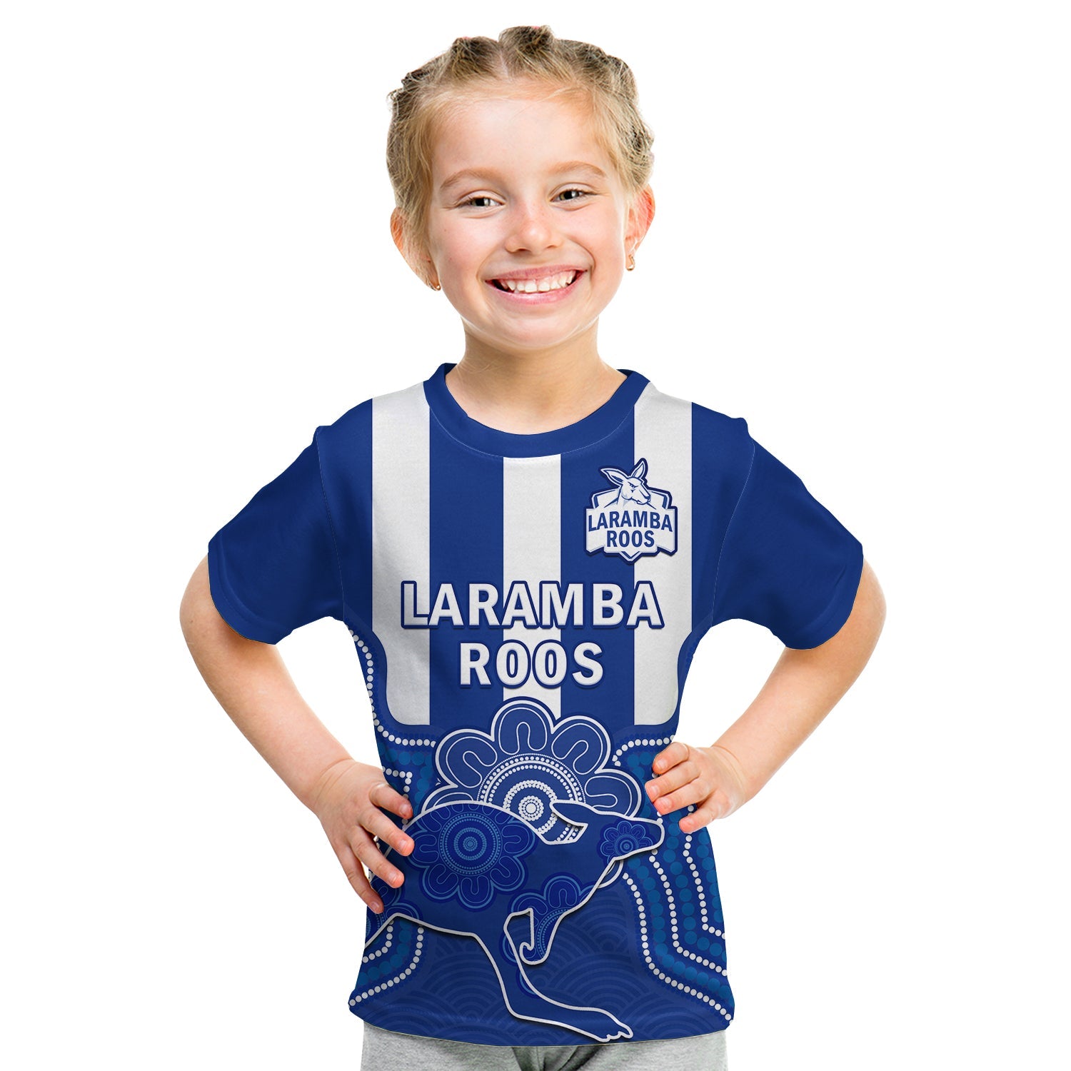 custom-text-and-number-laramba-football-t-shirt-kid-roos-aboriginal-art