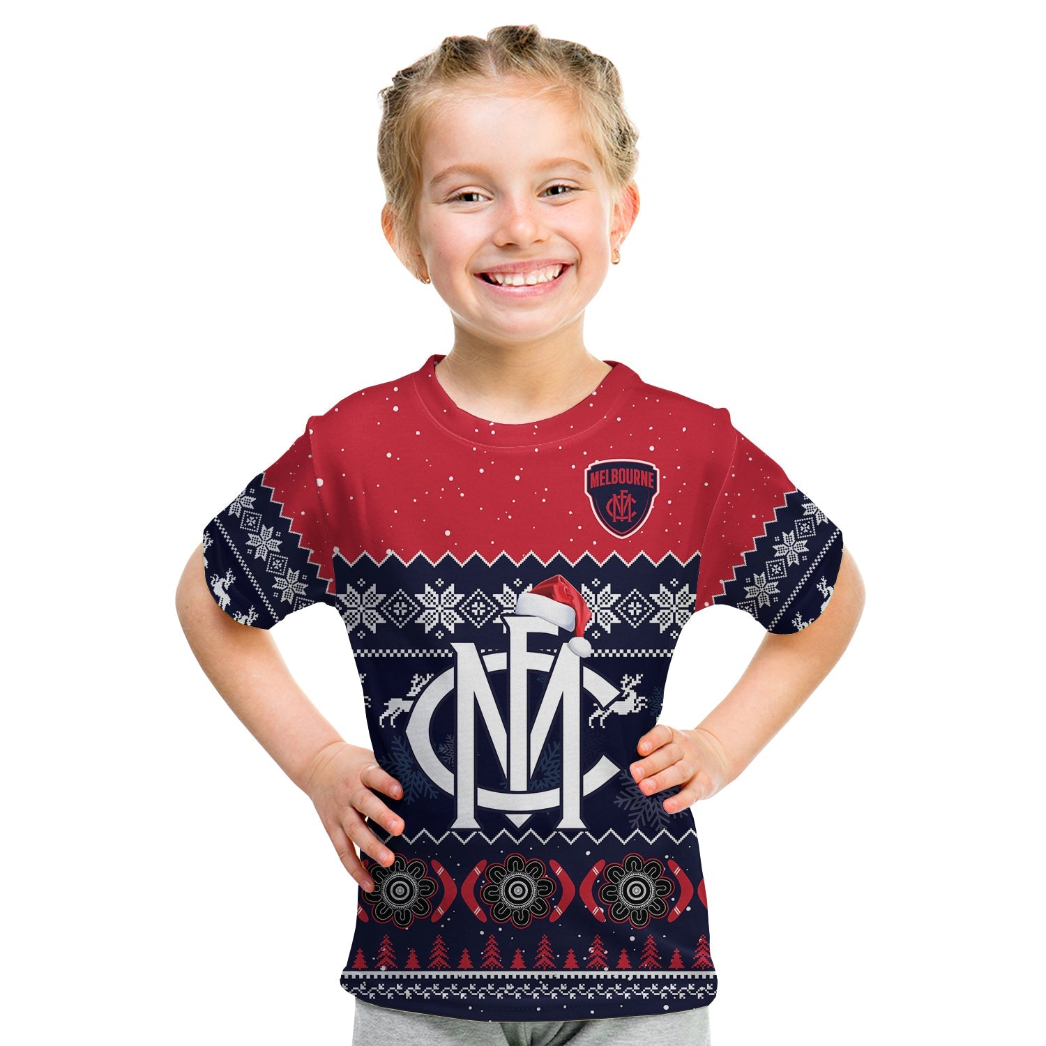 melbourne-football-t-shirt-demons-indigenous-merry-christmas