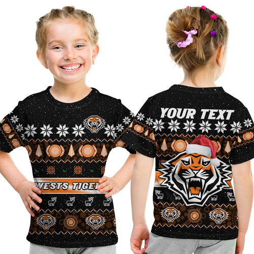 custom-personalised-wests-tigers-christmas-t-shirt-aboriginal-art-merry-xmas
