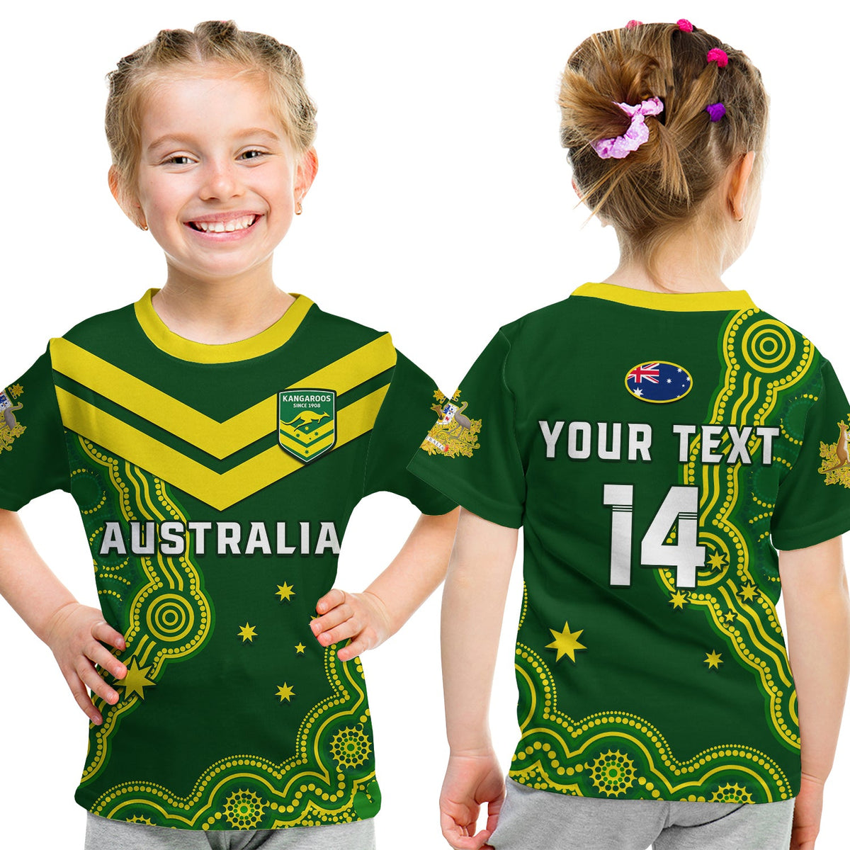 custom-text-and-number-australia-rugby-t-shirt-kid-the-kangaroos-champions-pacific-indigenous