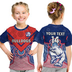 custom-text-and-number-bulldogs-football-t-shirt-kid-western-doggies-aboriginal-art