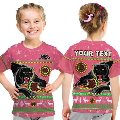custom-personalised-panthers-christmas-t-shirt-aboriginal-pattern-penrith-pink-version