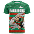 rabbitohs-rugby-t-shirt-aboriginal-dot-painting-glory-glory-sporty-style