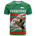 rabbitohs-rugby-t-shirt-aboriginal-dot-painting-glory-glory-sporty-style