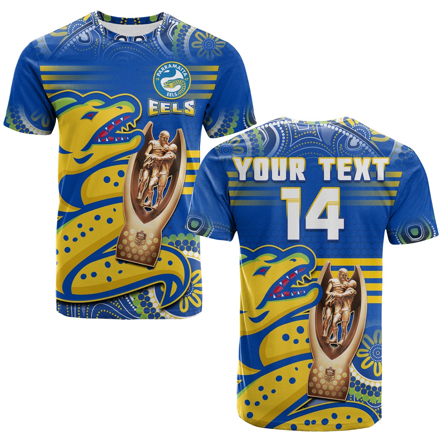 custom-text-and-number-parramatta-rugby-t-shirt-eels-premiers-2022-indigenous-artsy