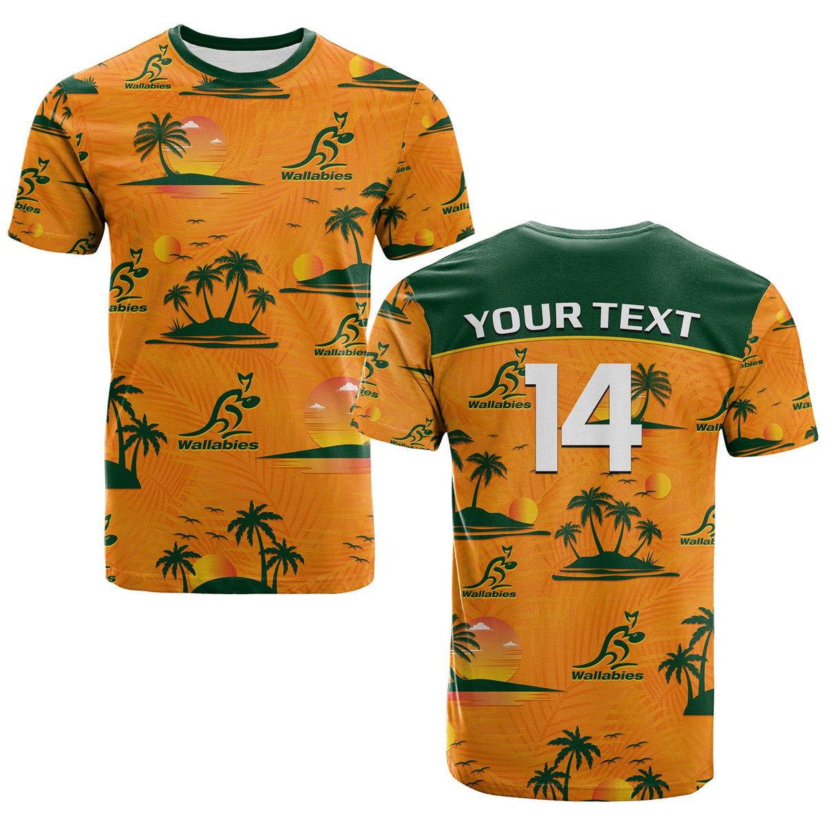 custom-text-and-number-wallabies-australian-rugby-t-shirt-hawaii-style