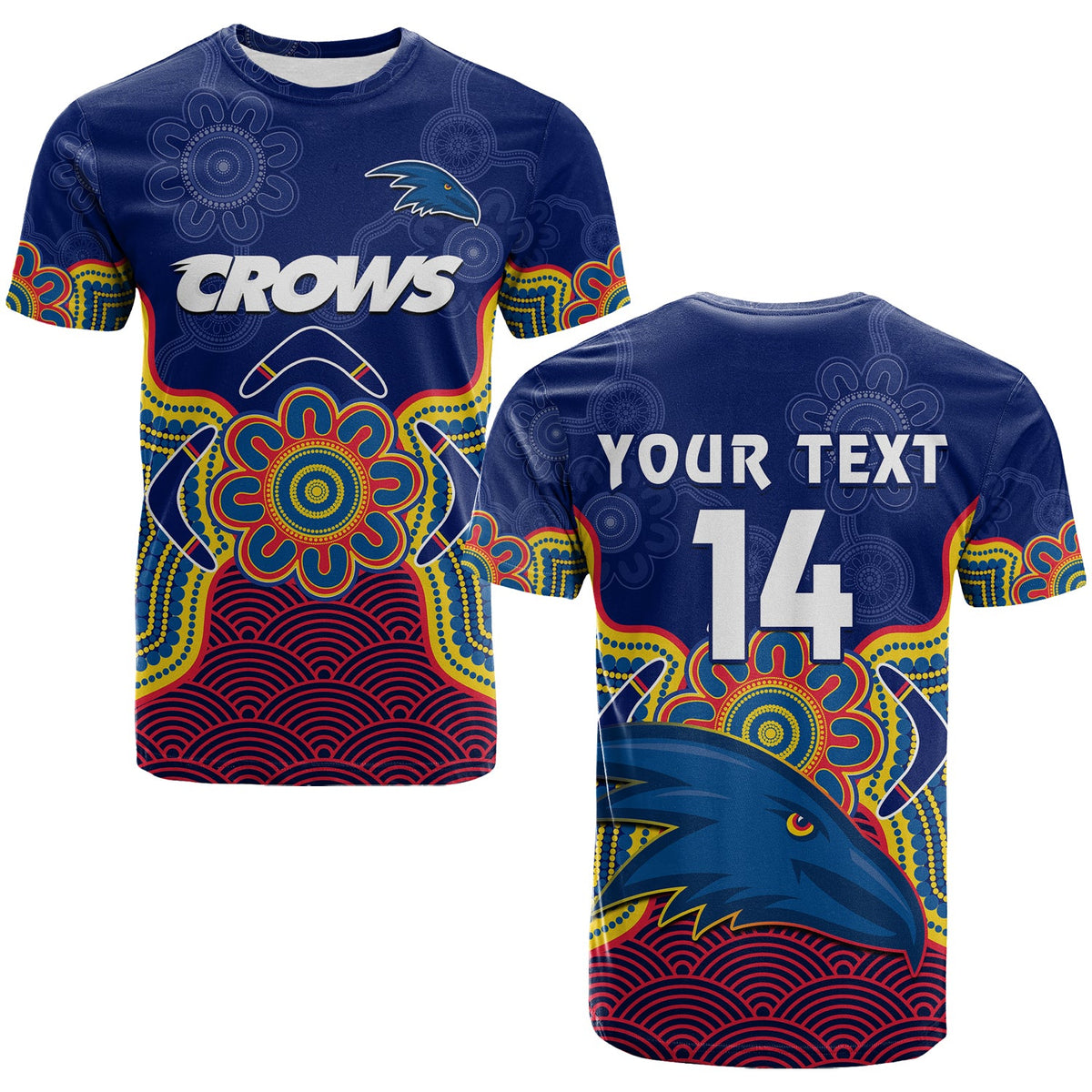 custom-text-and-number-adelaide-football-t-shirt-crows-aboriginal-art