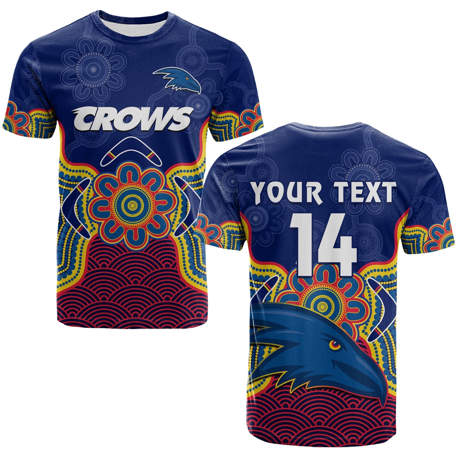custom-text-and-number-adelaide-football-t-shirt-crows-aboriginal-art