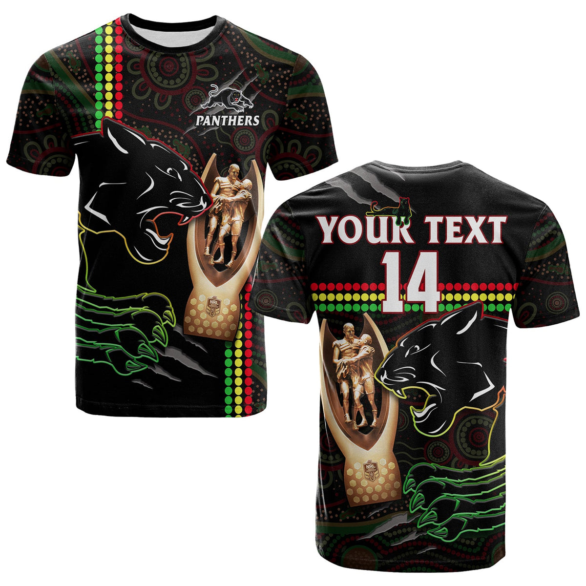 custom-text-and-number-panthers-rugby-t-shirt-the-riff-2022-premiers-aboriginal-art