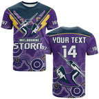 custom-text-and-number-melbourne-storm-rugby-t-shirt-indigenous-boomerang-gradient-style