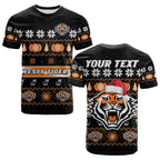 custom-personalised-wests-tigers-christmas-t-shirt-aboriginal-art-merry-xmas