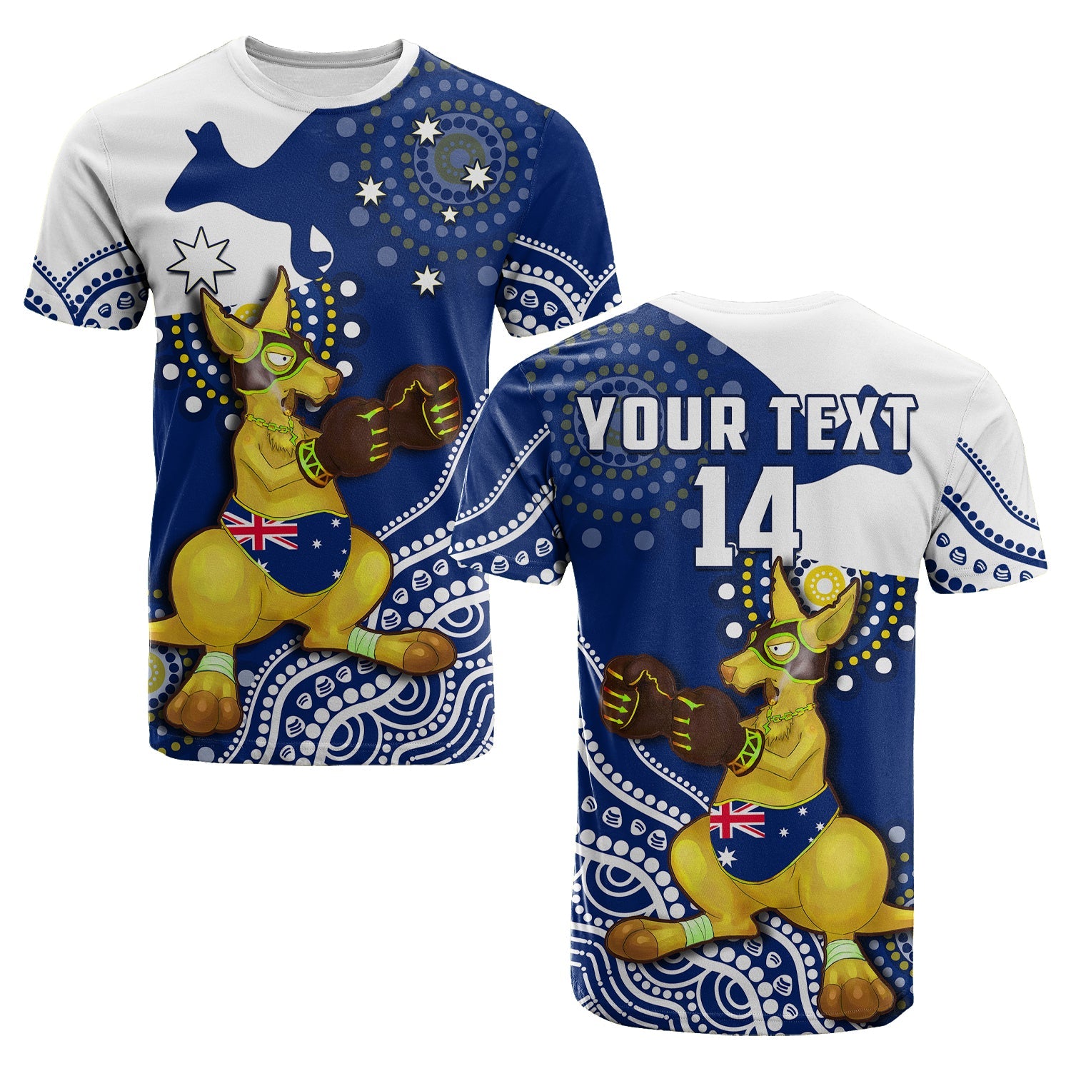 custom-text-and-number-australia-t-shirt-boxing-kangaroo-indigenous-flag-color-art