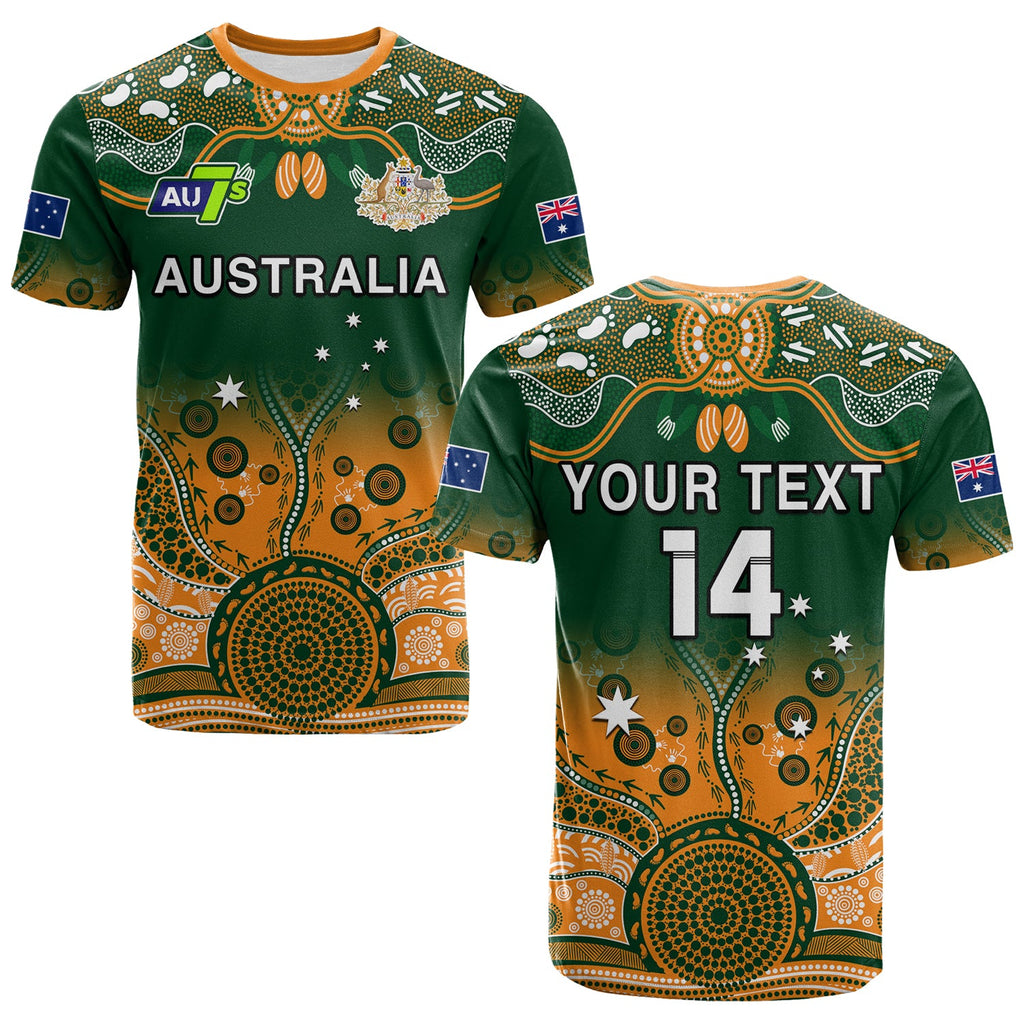 custom-text-and-number-australia-rugby-t-shirt-aussie-sevens-green-indigenous