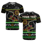 custom-personalised-panthers-christmas-t-shirt-aboriginal-pattern-penrith-black-version