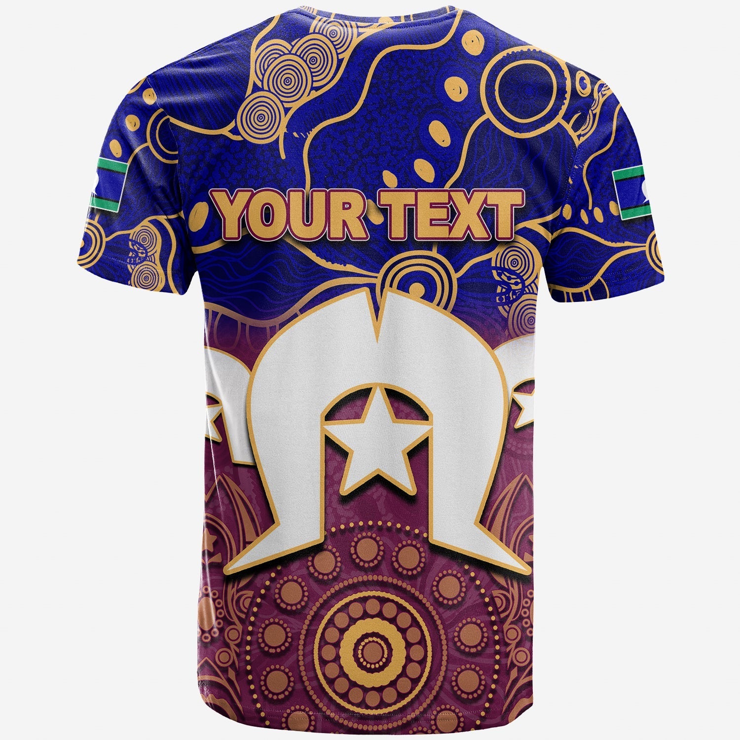 custom-personalised-lions-australian-football-torres-strait-islanders-mix-aboriginal-t-shirt