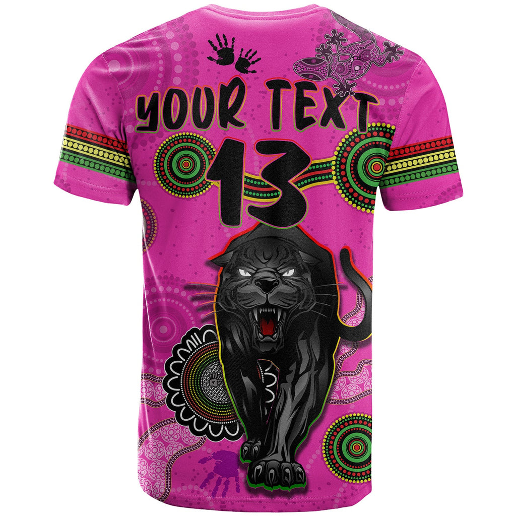 custom-text-and-number-panthers-t-shirt-aboriginal-with-lizard
