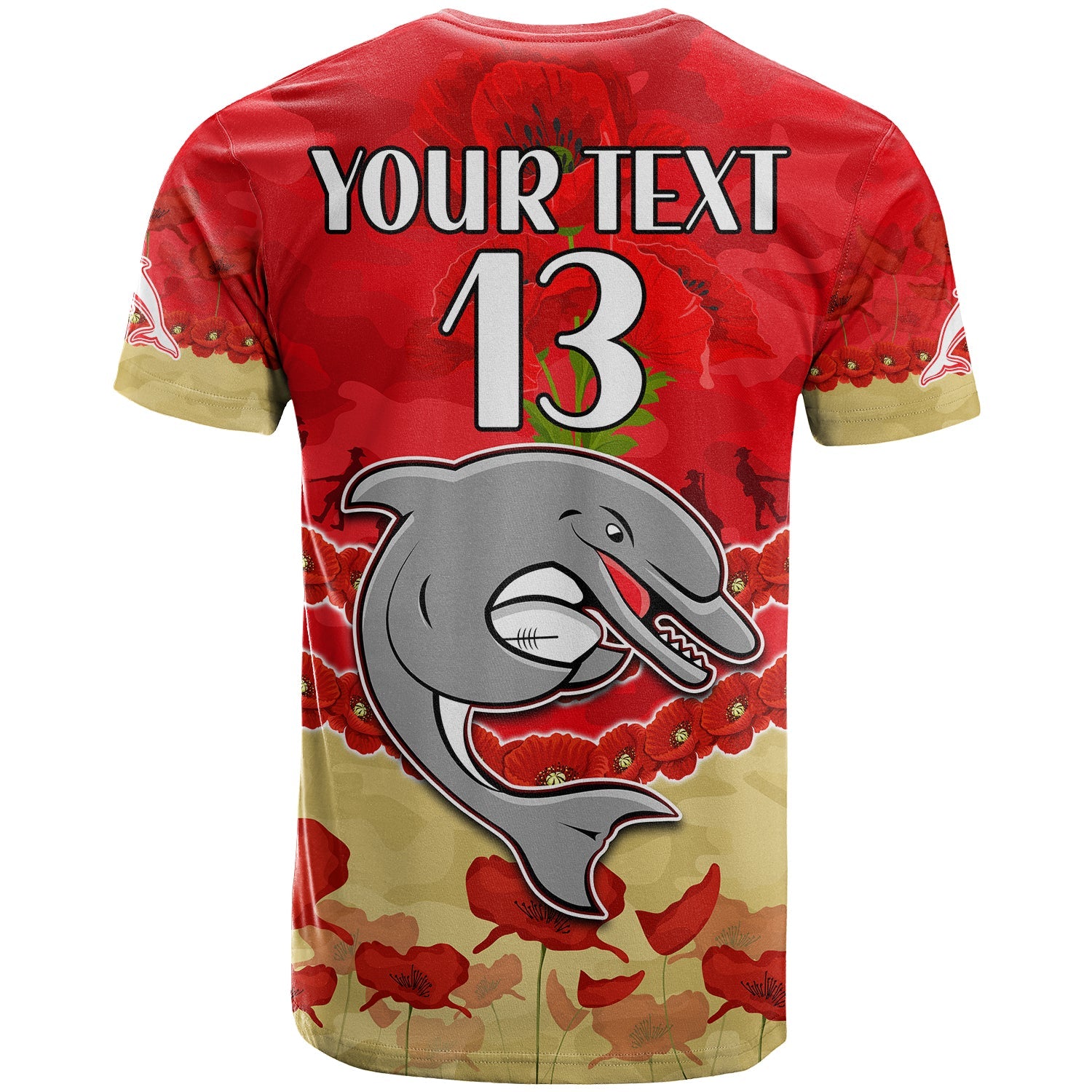 custom-text-and-number-dolphins-rugby-t-shirt-anzac-day-lest-we-forget
