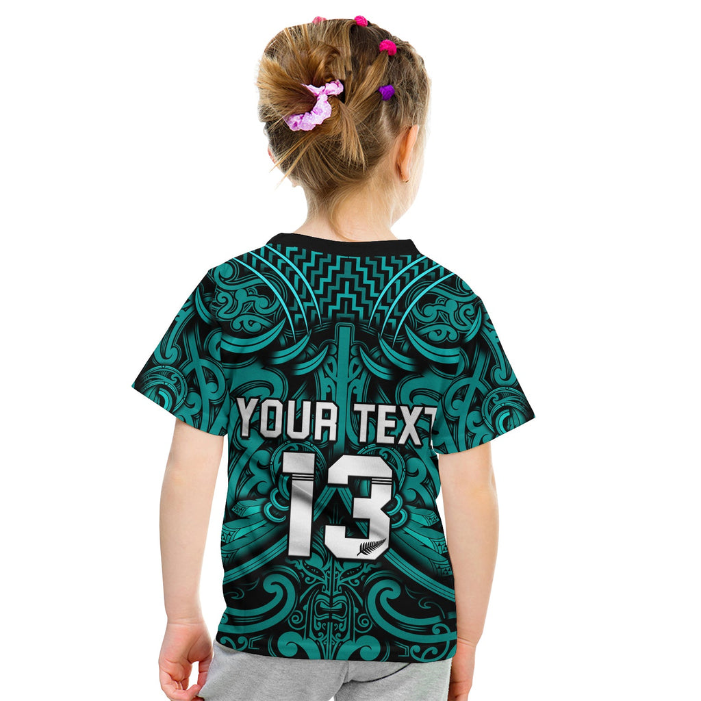 custom-text-and-number-new-zealand-silver-fern-rugby-t-shirt-all-black-turquoise-nz-maori-pattern