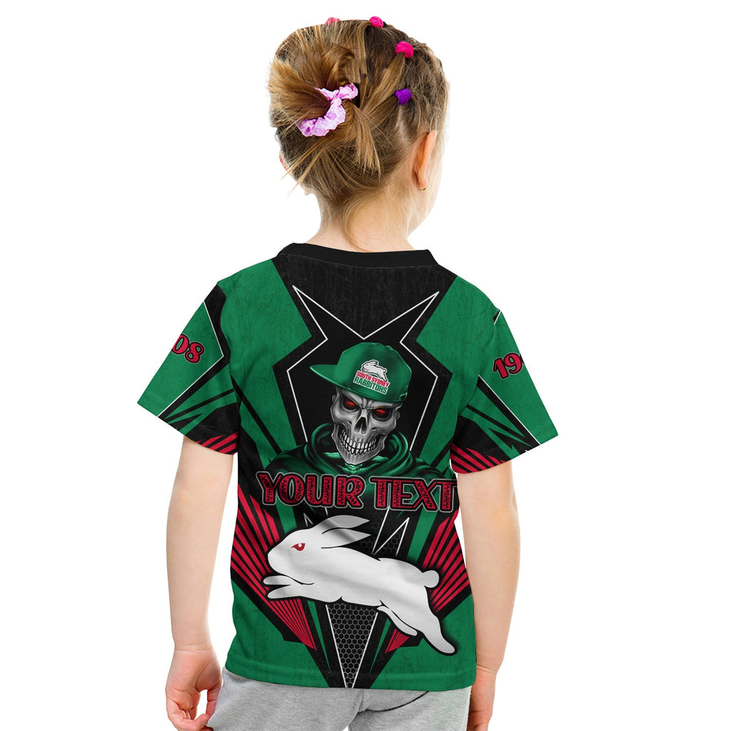custom-personalised-rabbitohs-rugby-t-shirt-mascot-south-sydney-since-1908-cool-skull
