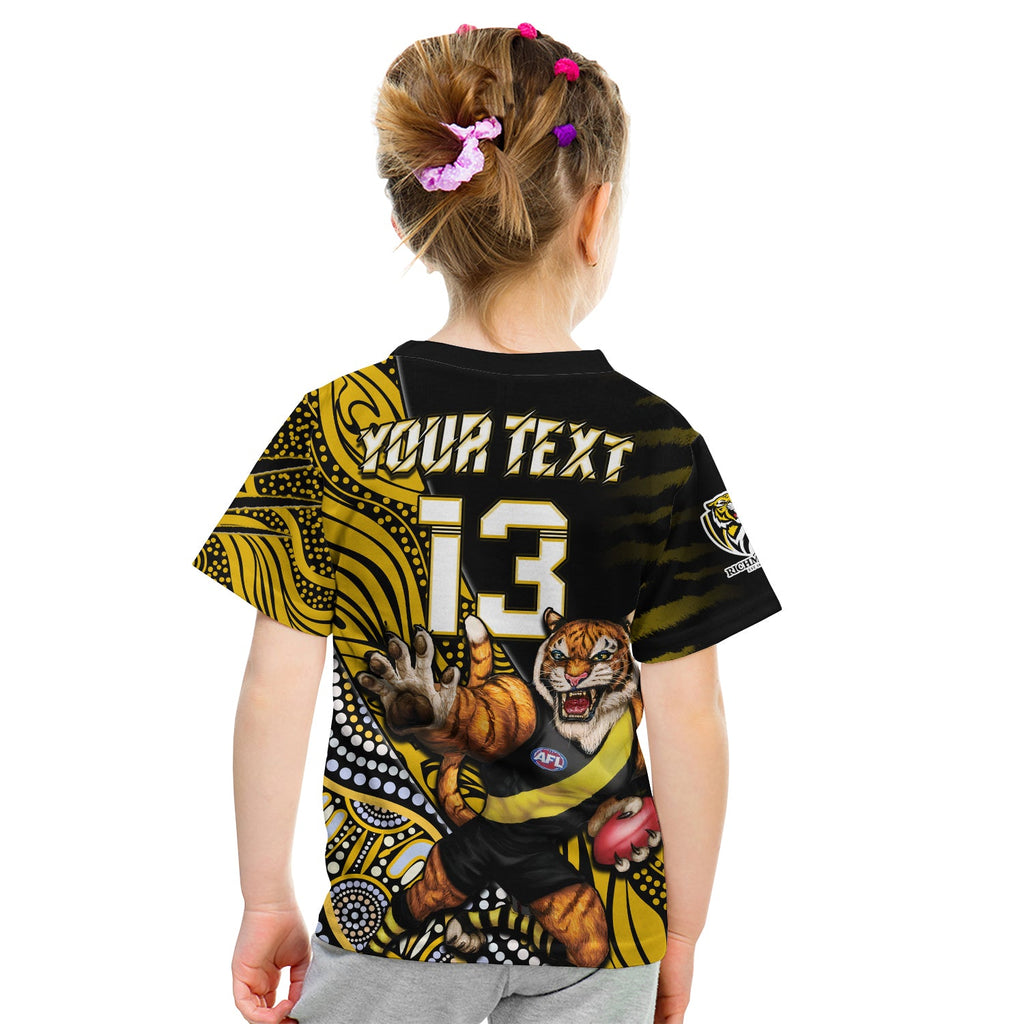 custom-text-and-number-richmond-football-t-shirt-kid-aboriginal-go-the-tigers-mascot