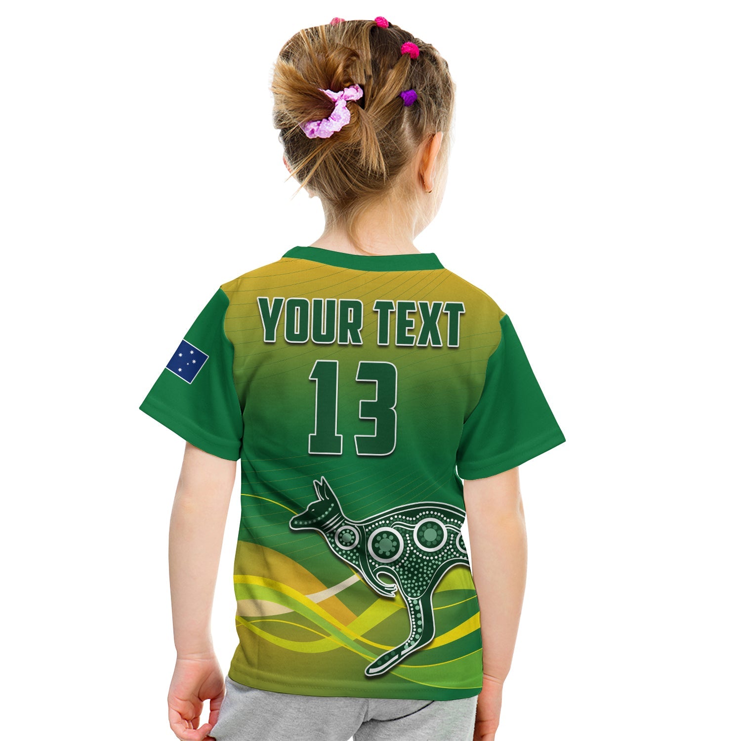 custom-text-and-number-australia-rugby-t-shirt-kid-champions-rlwc-kangaroos-world-cup-rugby