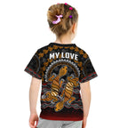 custom-personalised-australia-valentine-t-shirt-kid-aboriginal-couple-lizards-my-love