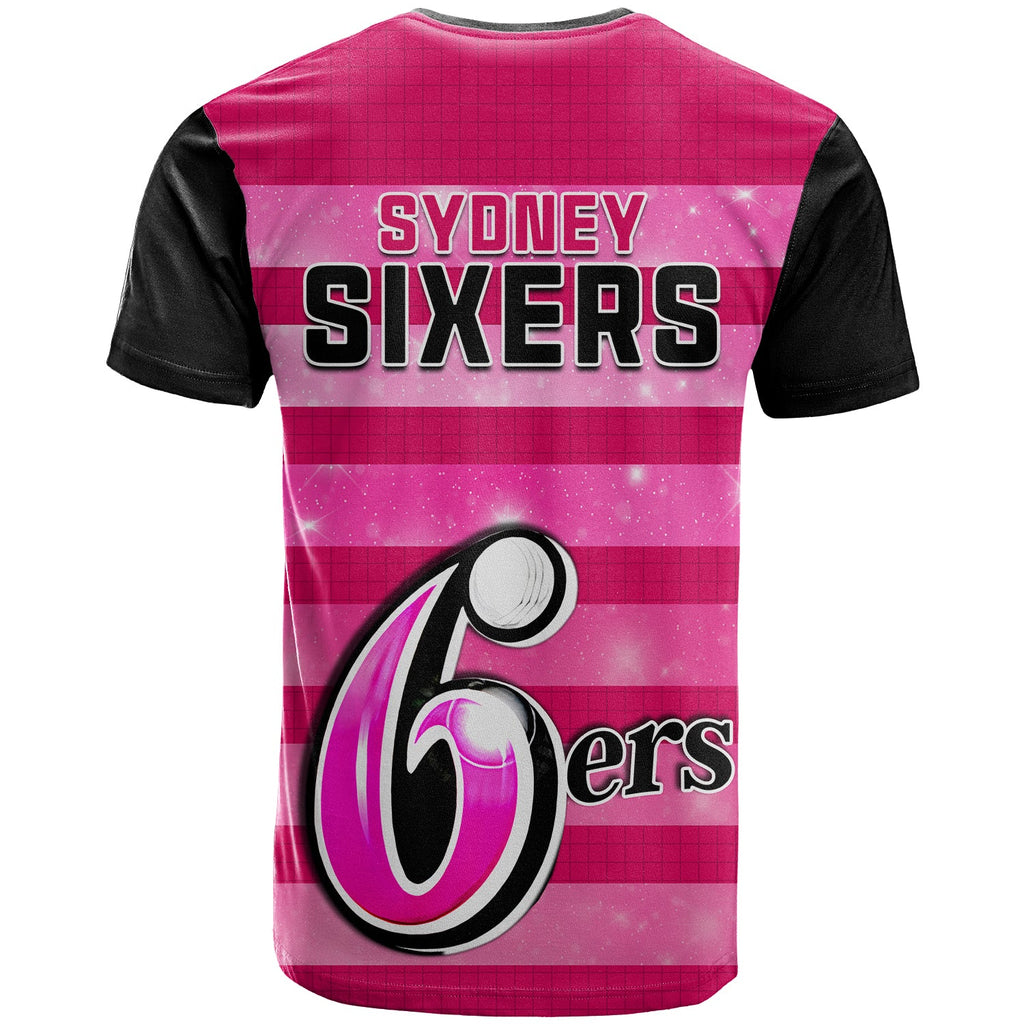 sydney-sixers-cricket-t-shirt-galaxy-star-simple-ver02