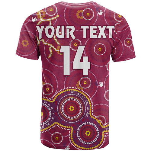custom-text-and-number-maroons-rugby-t-shirt-kangaroo-indigenous-pattern-unique-version