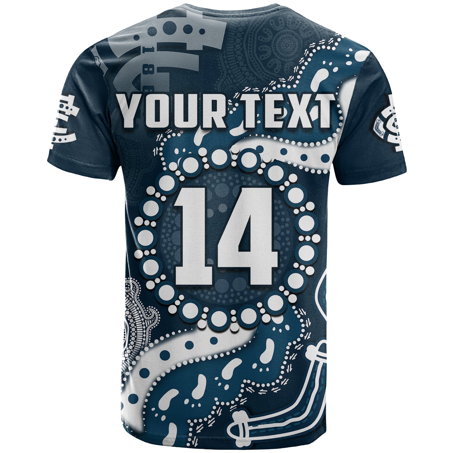 custom-text-and-number-carlton-football-t-shirt-blues-1864-boomerang-indigenous-artsy