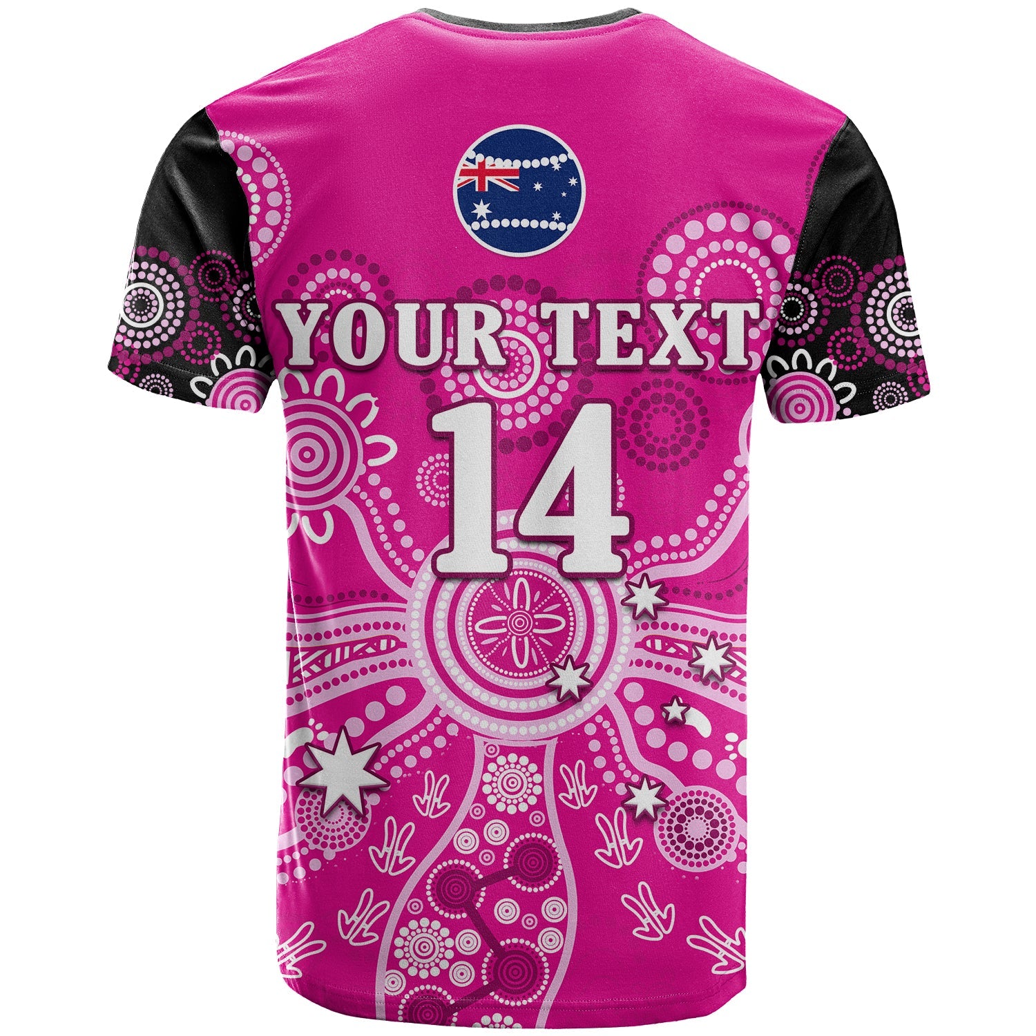 custom-text-and-number-sydney-sixers-t-shirt-cricket-indigenous-australian-art-ver01